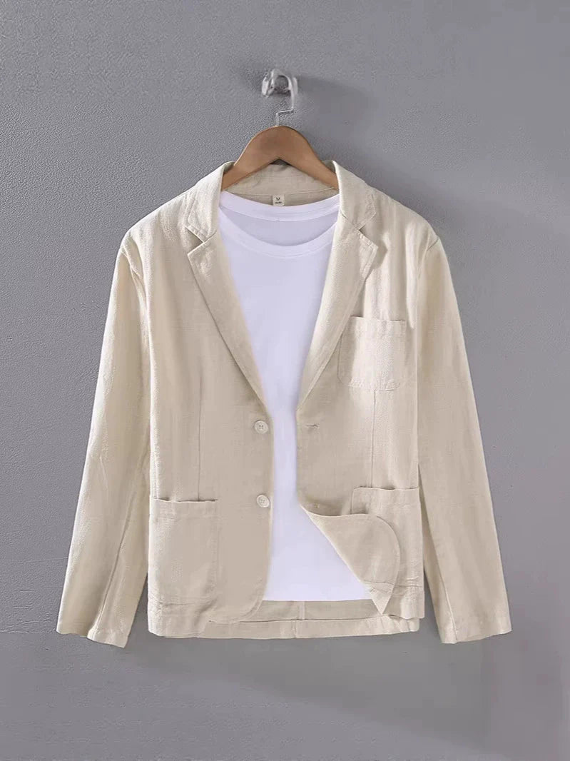 Men's Unstructured Summer Blazer — Lightweight Jacket for Smart Casual & Garden Parties | Koossa