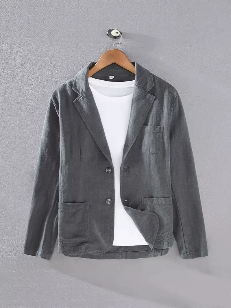 Men's Unstructured Summer Blazer — Lightweight Jacket for Smart Casual & Garden Parties | Koossa