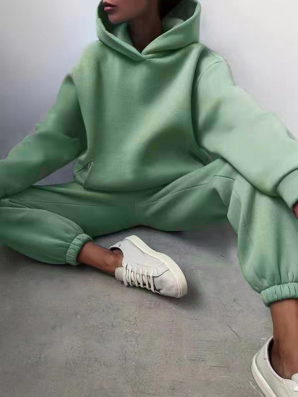 Women's Two-Piece Tracksuit Set with Zip Jacket and Elasticated Joggers — Casual Loungewear for Everyday Comfort | Koossa