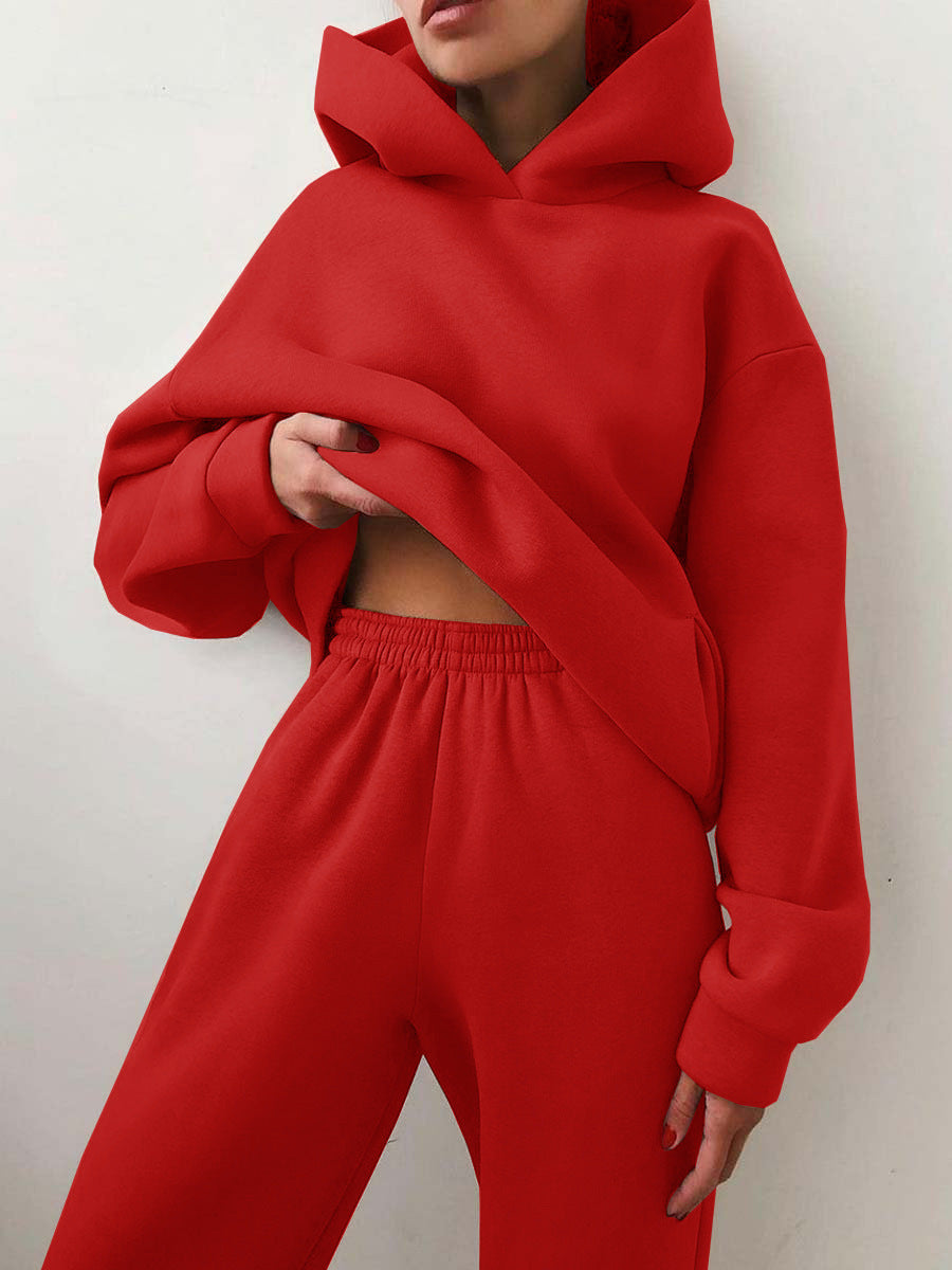 Women's Two-Piece Tracksuit Set with Zip Jacket and Elasticated Joggers — Casual Loungewear for Everyday Comfort | Koossa