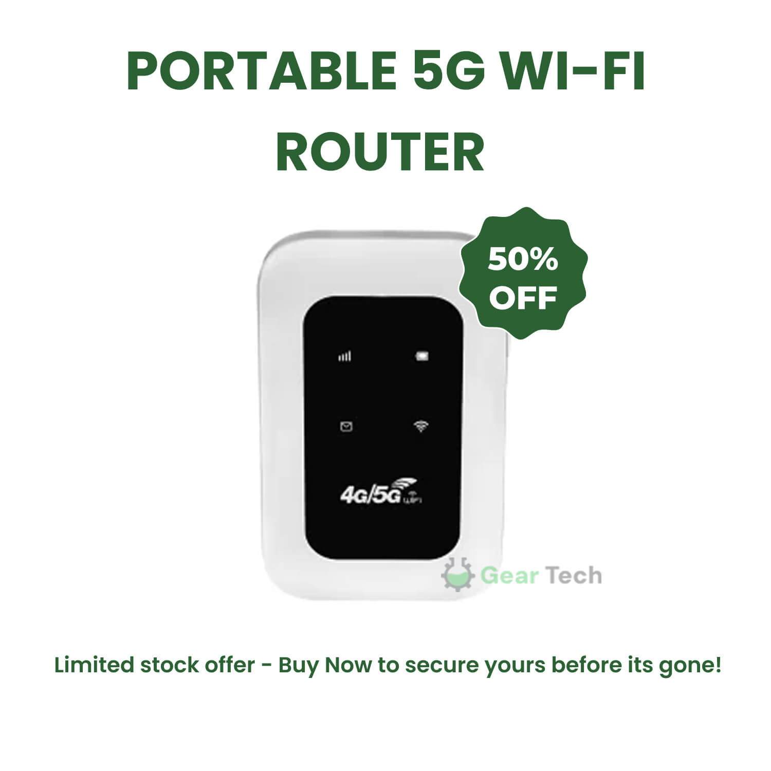 Routeur WiFi Mobile 4G LTE Portable – Connexion Sécurisée jusqu'à 10 Appareils 150 Mbps Idéal pour Voyage | Koossa