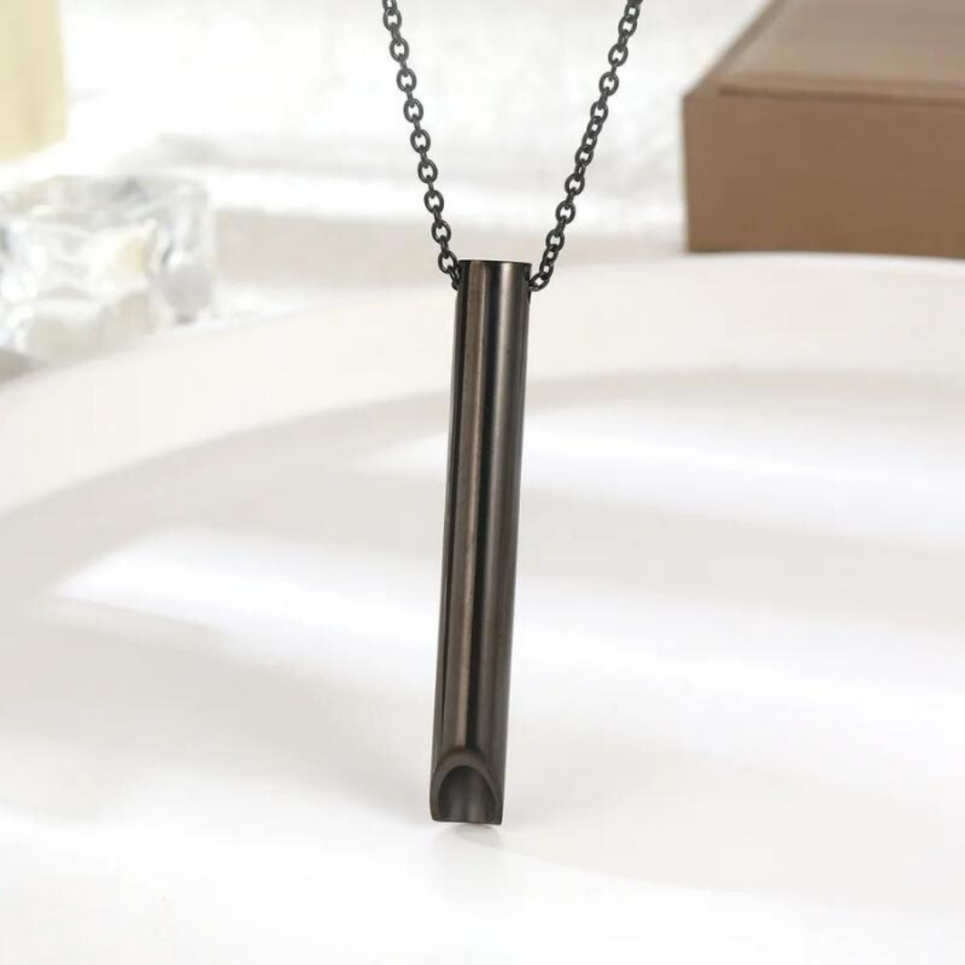 Breathing Necklace for Quitting Smoking – Nicotine-Free Mindful Breathing Tool for Stress Relief and Smoke Cessation Support | Lonoma