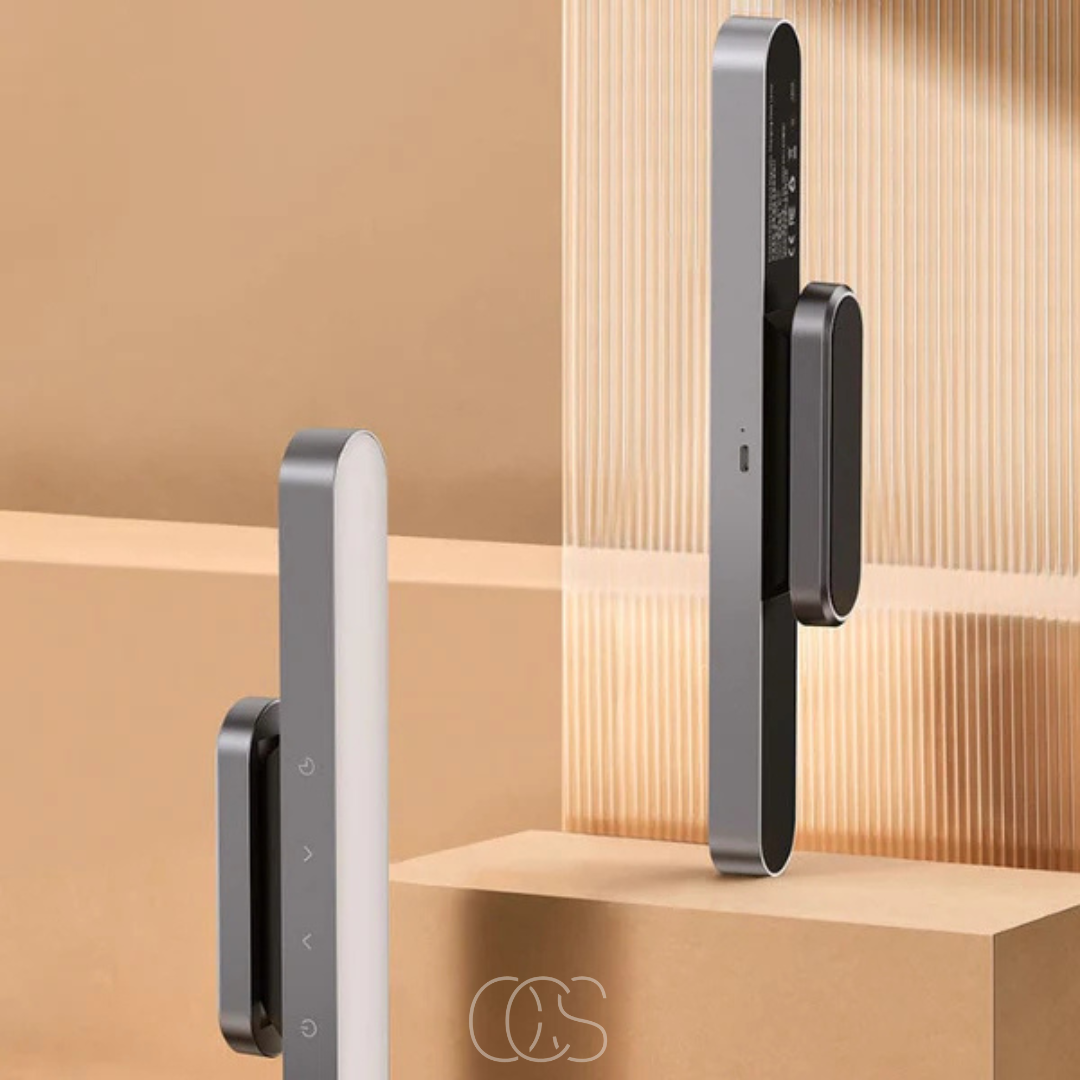 Applique LED magnétique sans fil dimmable aluminium 30 cm rechargeable USB-C éclairage d'ambiance moderne | Koossa