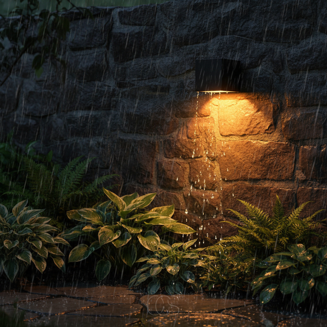 Applique murale LED solaire noire pour jardin et terrasse étanche IP65 sans fil autonome éclairage extérieur | Koossa