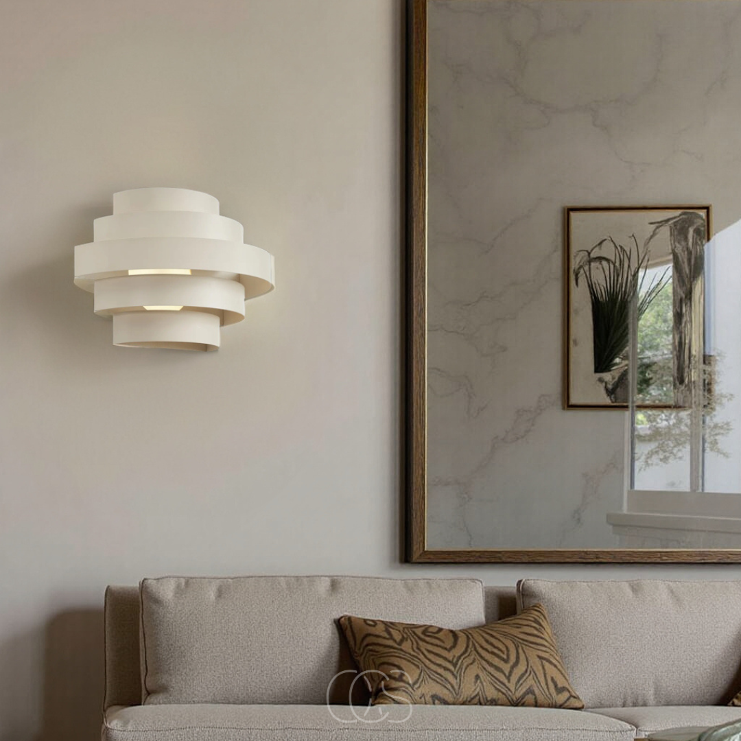 Applique murale LED à intensité réglable en 3 niveaux blanc chaud éclairage bidirectionnel pour salon | Koossa