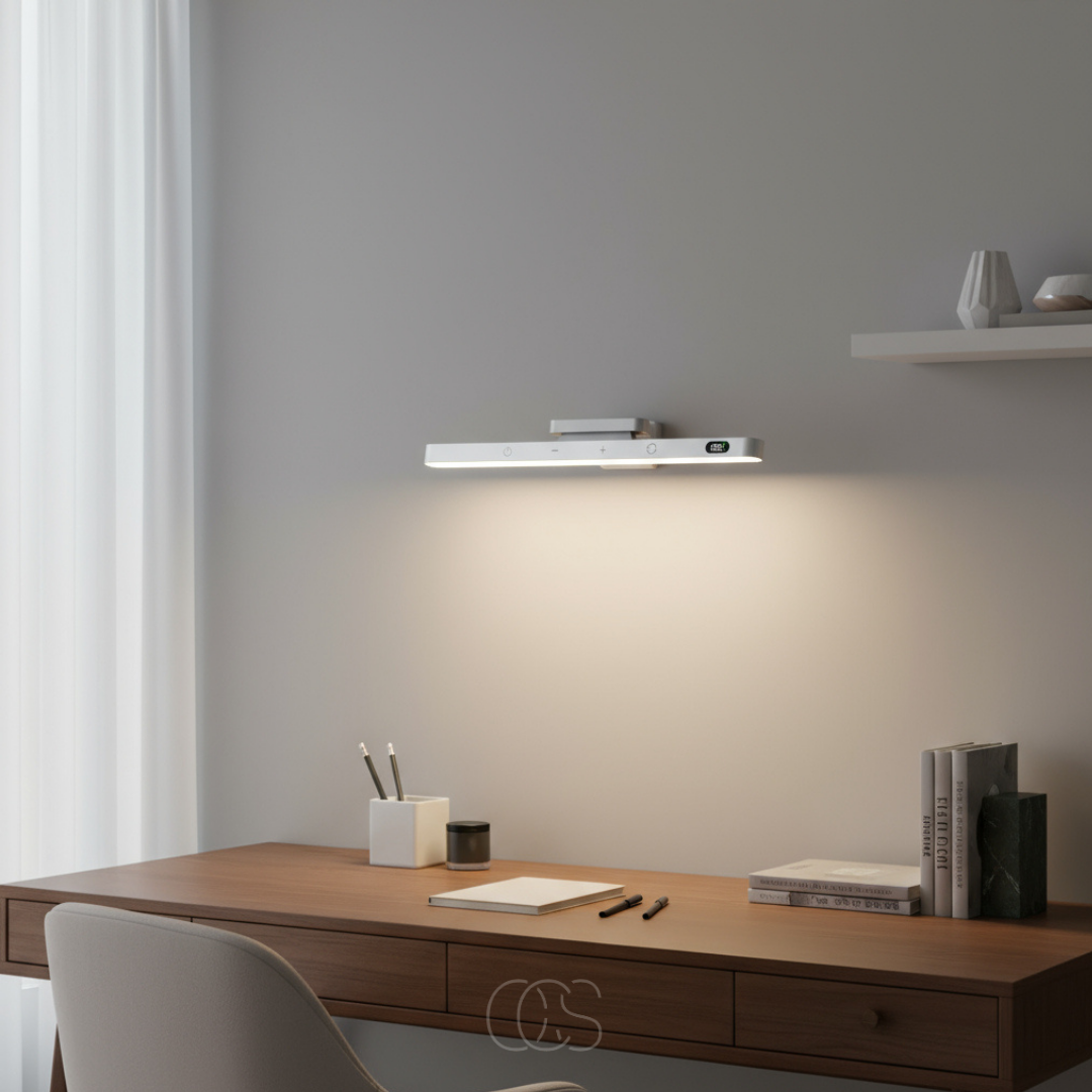 Réglette LED magnétique sans fil • Lumière douce modulable • Éclairage moderne pour cuisine et escalier | Koossa