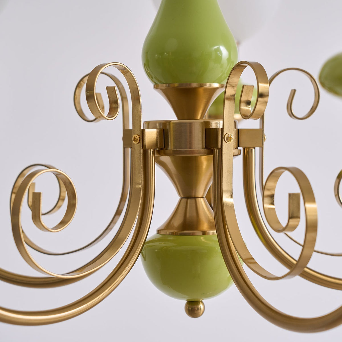 Modern Glass Sphere Pendant Chandelier with Iron Frame, Multi-Light Fixture for Dining Room, Kitchen Island Lighting, Adjustable Hanging | Lonoma