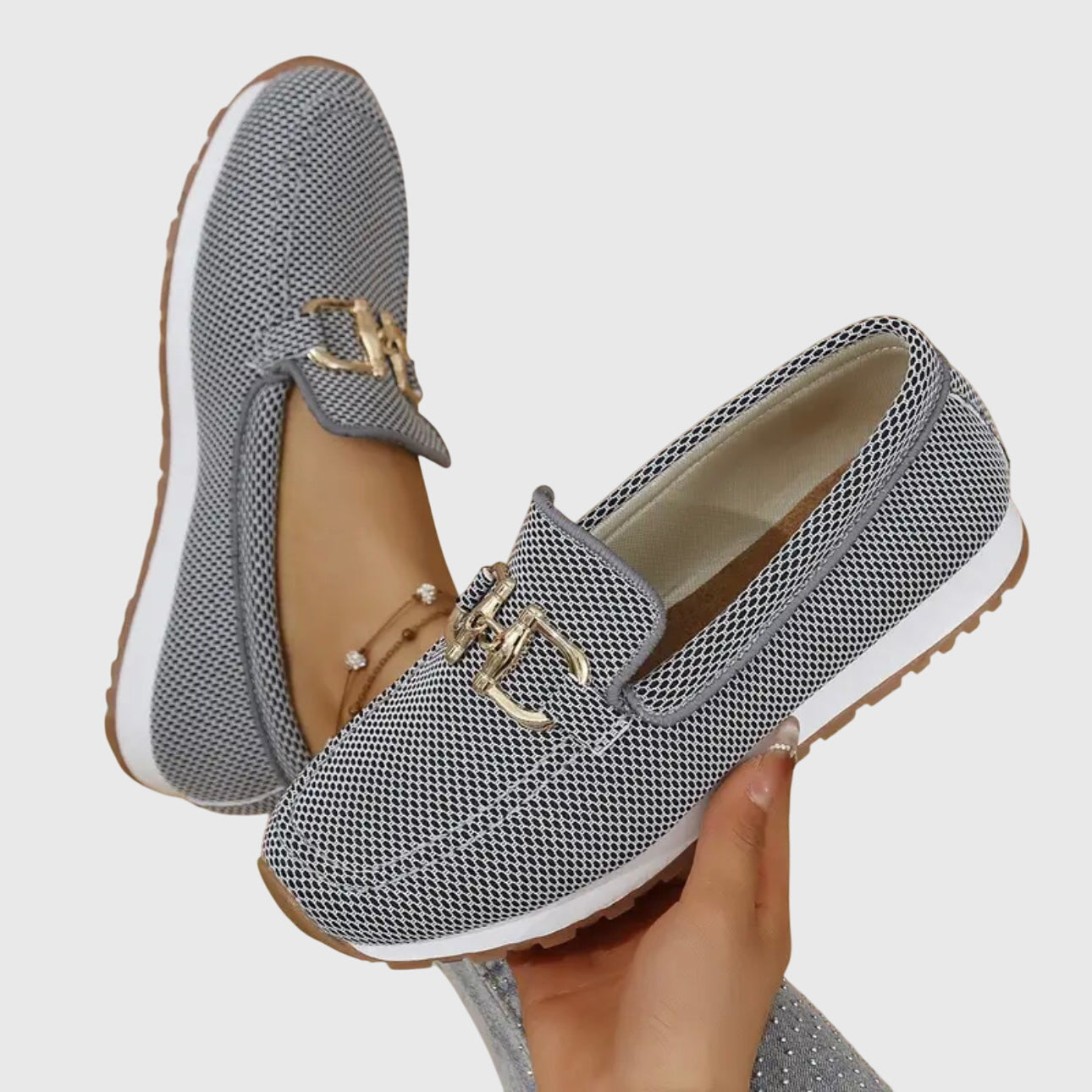 Women's Ergonomic Slip-On Shoes — Comfortable Everyday Footwear with Supportive Footbed & Cushioned Sole | Koossa