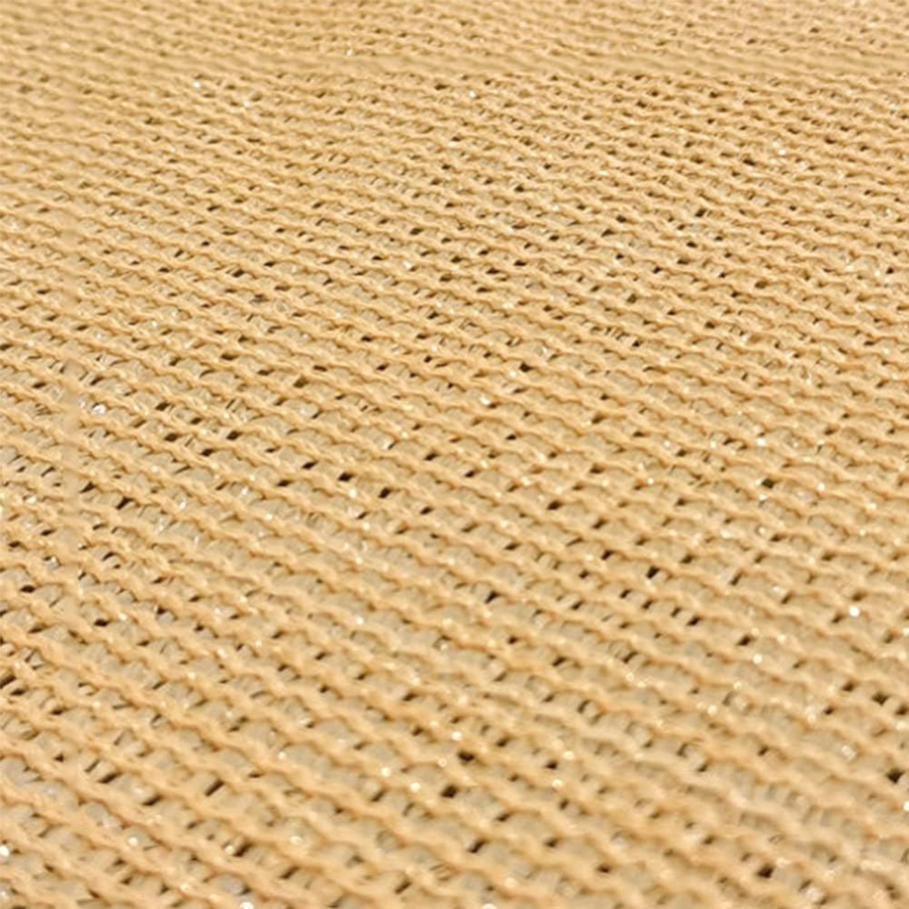 Voile d'ombrage rectangulaire HDPE anti-UV pour jardin terrasse balcon protection solaire ventilée résistante | Koossa