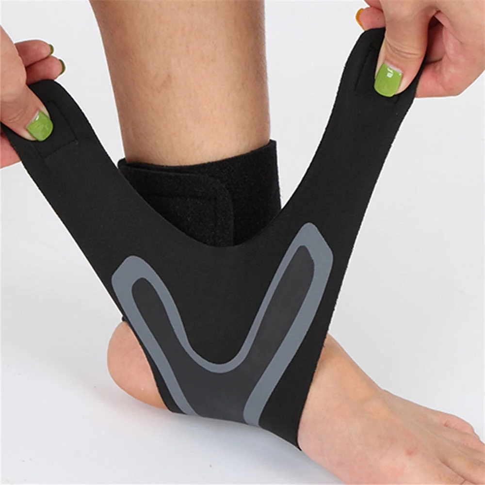 Ankle Compression Support Brace — Adjustable Plantar Fasciitis Relief Sleeve for Weak or Injured Ankles | Koossa