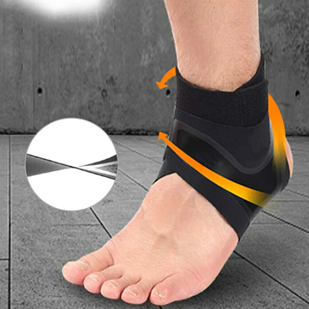 Ankle Compression Support Brace — Adjustable Plantar Fasciitis Relief Sleeve for Weak or Injured Ankles | Koossa