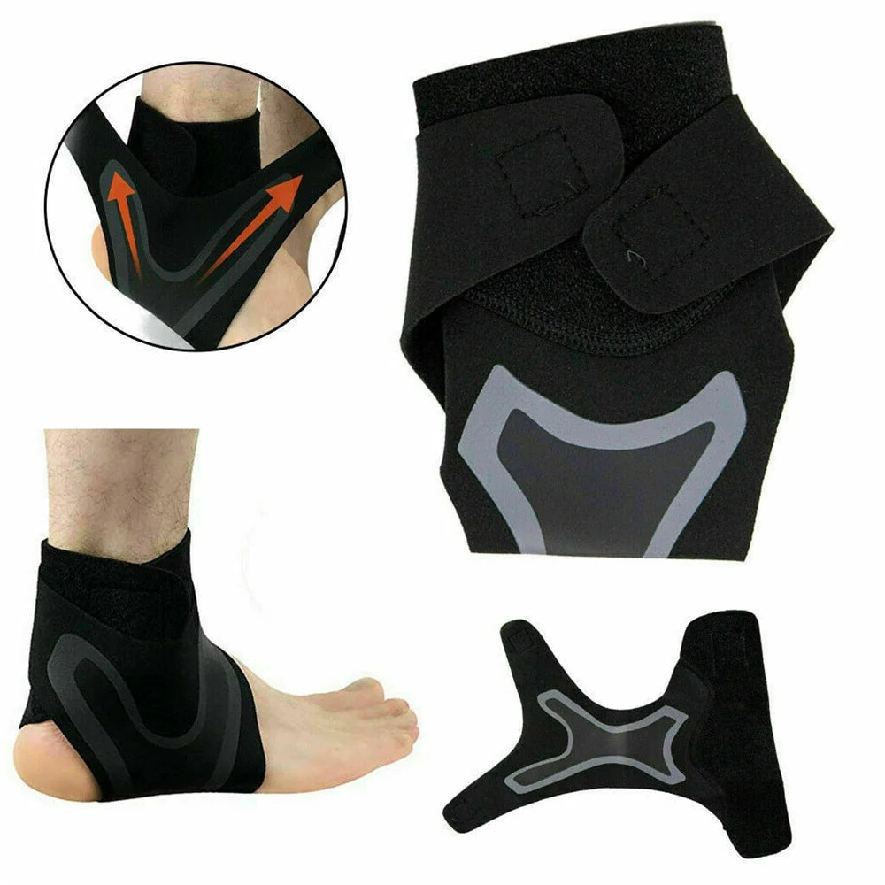 Ankle Compression Support Brace — Adjustable Plantar Fasciitis Relief Sleeve for Weak or Injured Ankles | Koossa