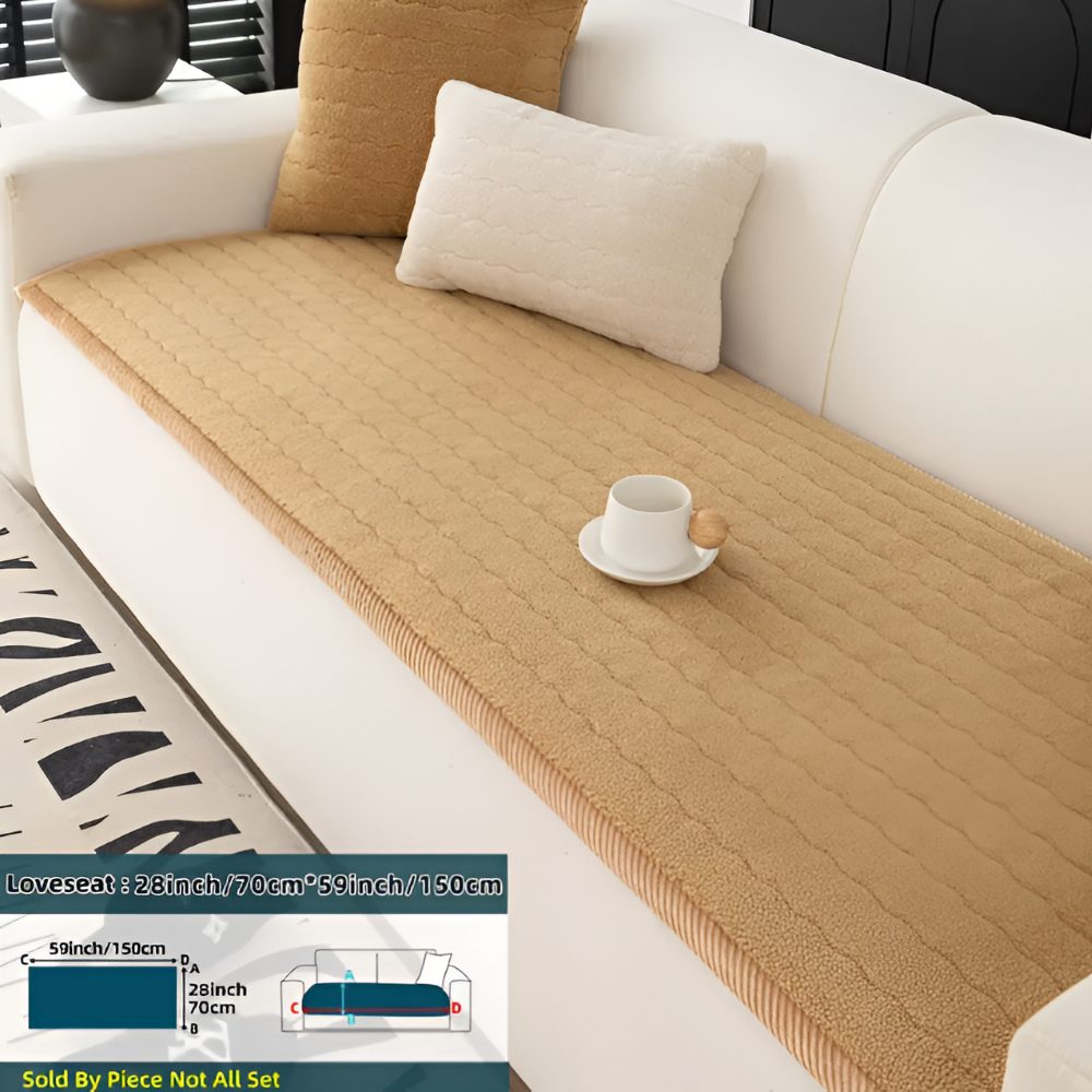 Protection de Canapé Antidérapante pour Animaux Lavable Polyester 70 × 150 à 240 cm Confort Quotidien | Koossa