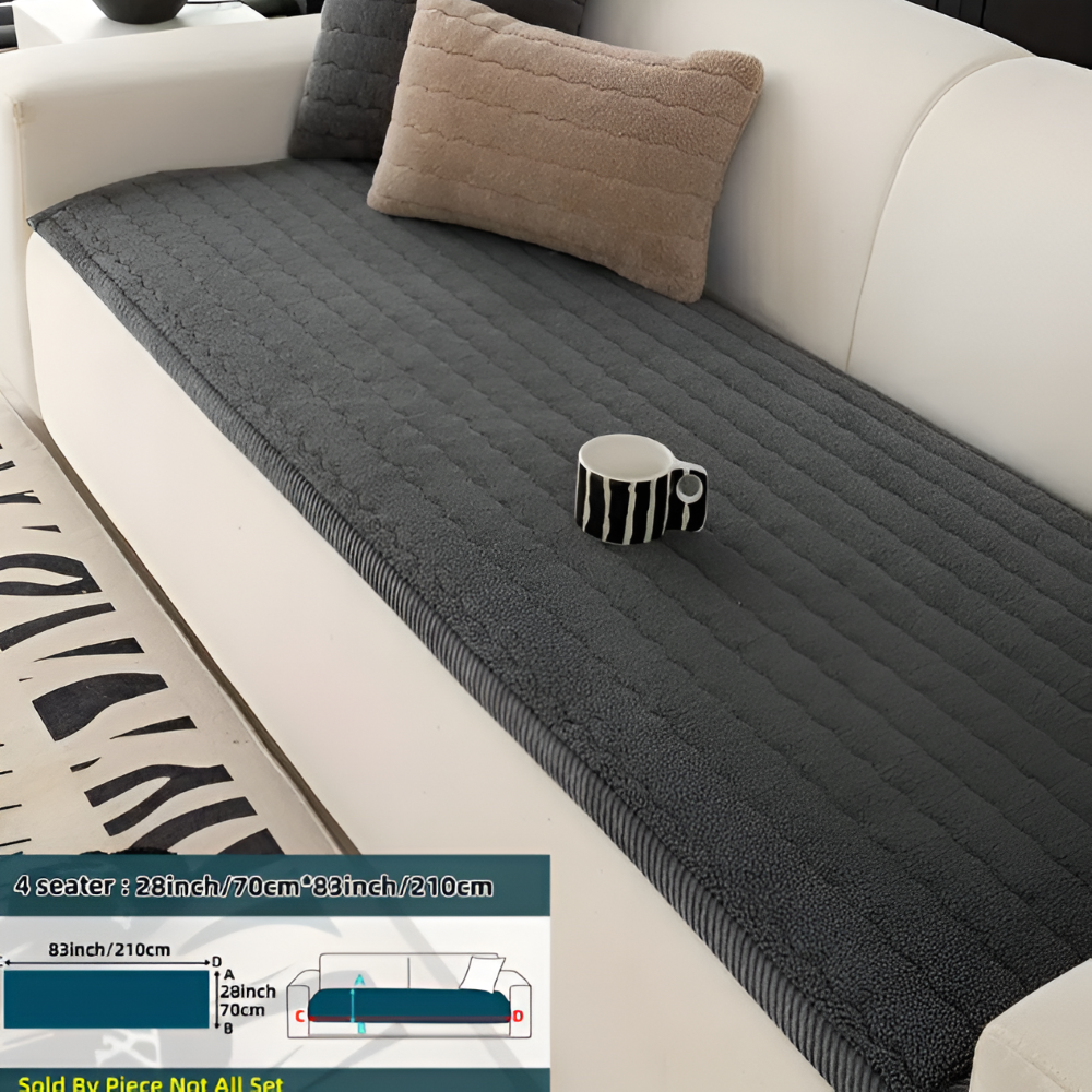 Protection de Canapé Antidérapante pour Animaux Lavable Polyester 70 × 150 à 240 cm Confort Quotidien | Koossa