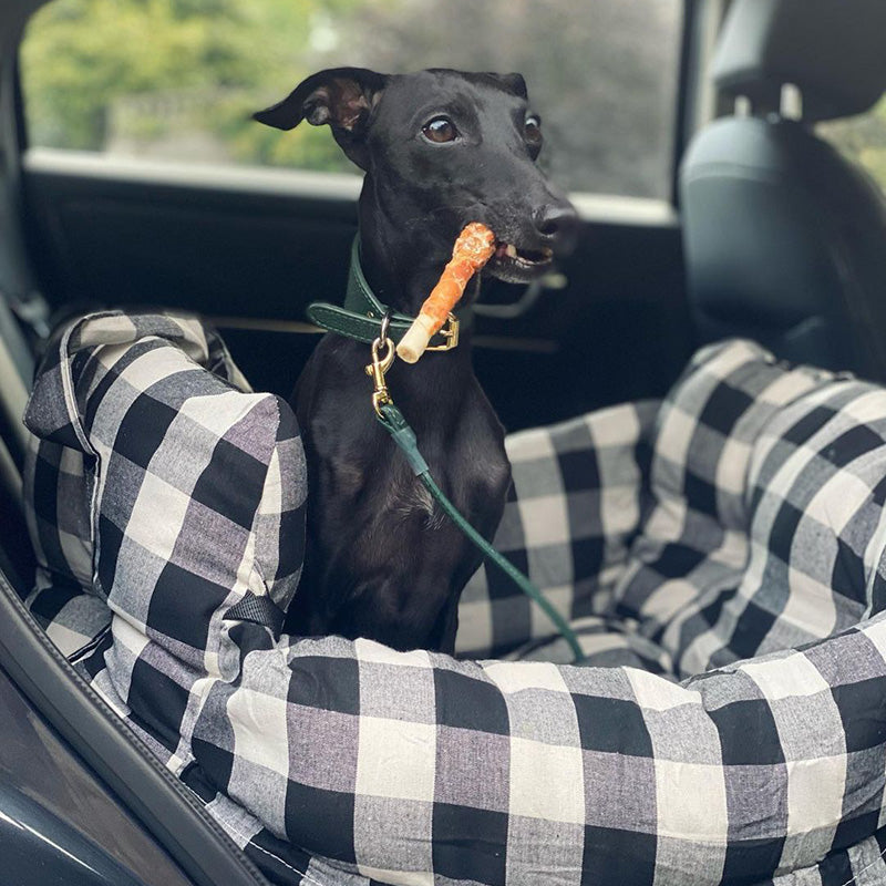 Dog Car Seat Bed Cotton Padded Portable Safety Harness Small Dogs Booster Carrier Shoulder Bag | Koossa