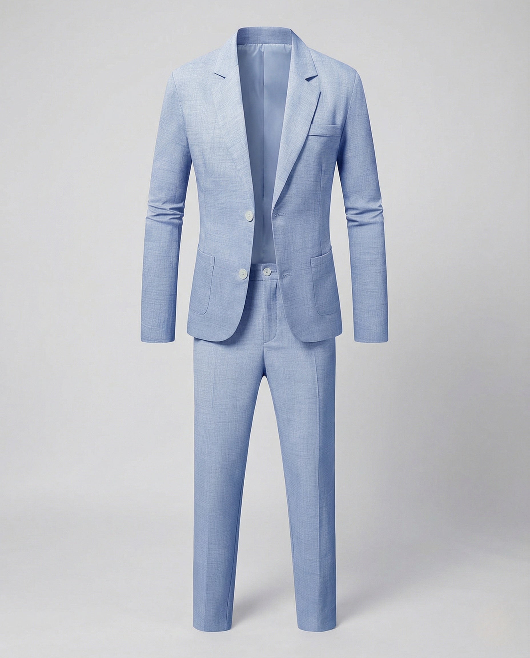 Men's Tailored Two-Piece Suit — Slim-Fit Jacket and Tapered Trousers for Business and Formal Occasions | Koossa