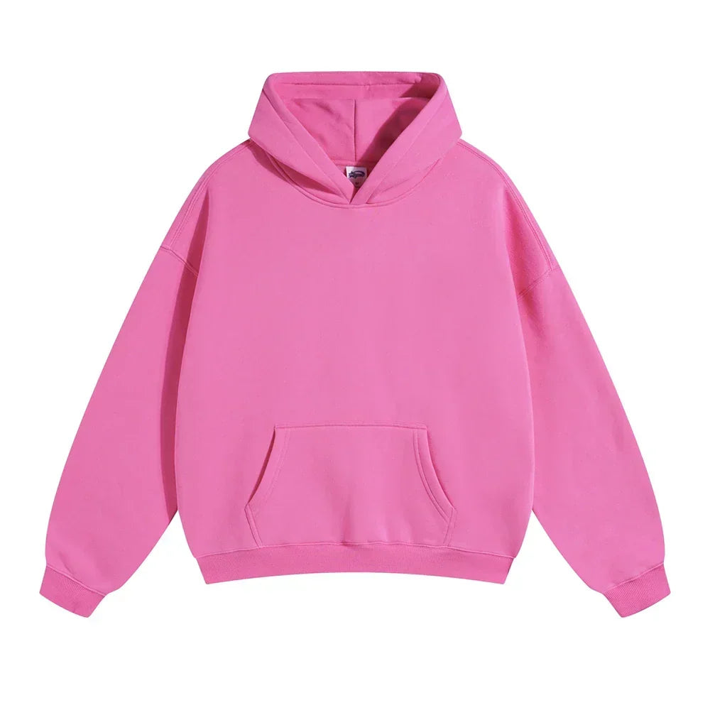 Men's Hooded Sweatshirt with Front Pocket – Cozy Pullover for Everyday Casual Wear, Comfortable Loose Fit Hoodie for Lounging | Lonoma