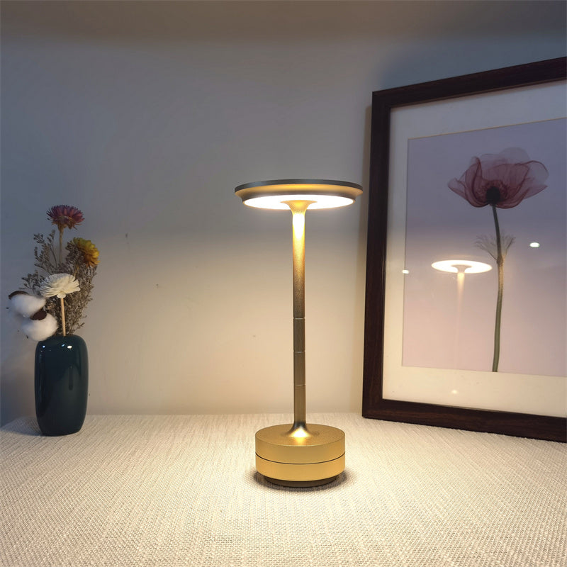 Cordless Rechargeable Table Lamp with Touch Control, 3 Light Modes, Portable LED Nightstand, Desk & Reading Lamp for Bedroom | Lonoma