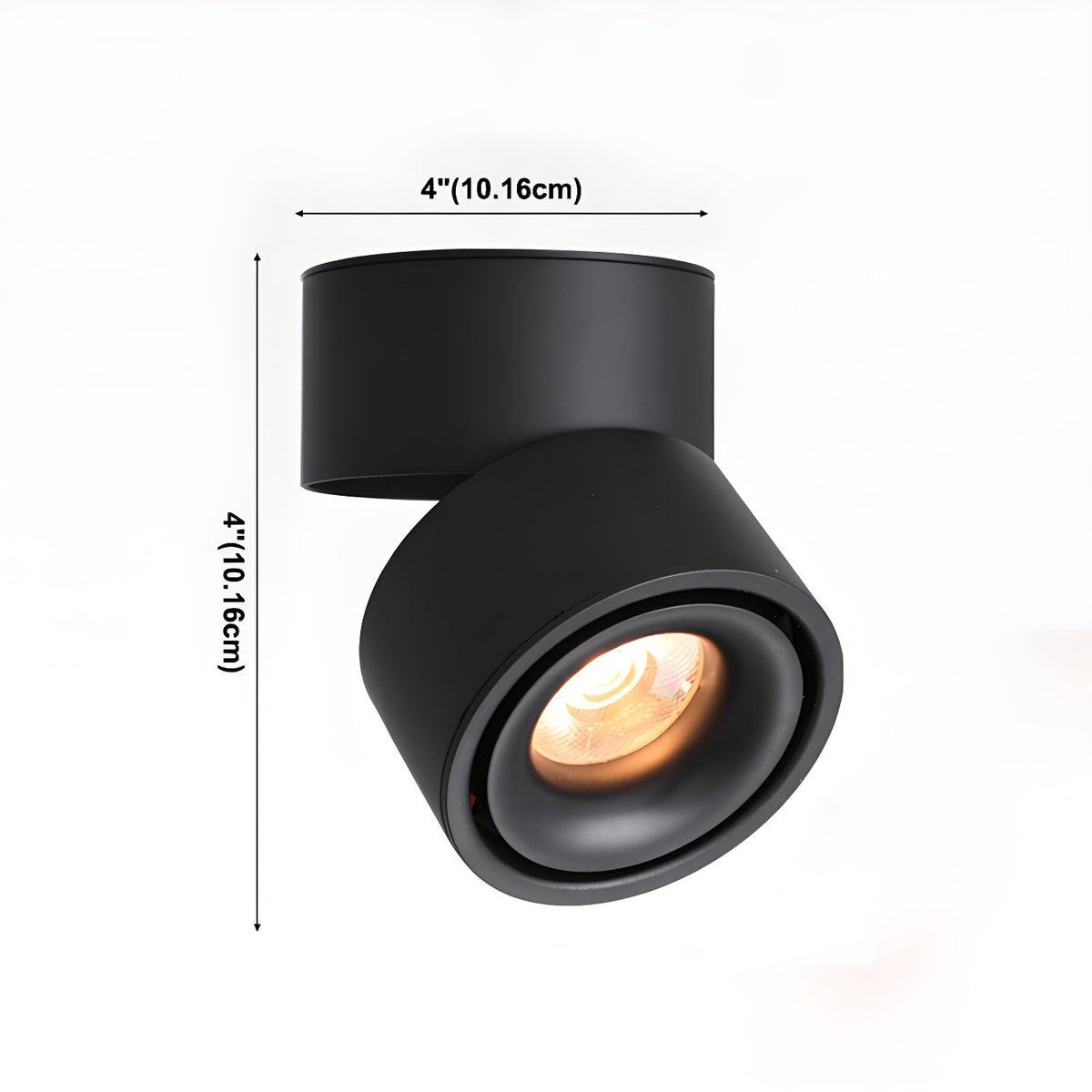 Adjustable LED Spotlight Ceiling Light Aluminum Rotatable Track Lighting for Kitchen Hallway Living Room Office Modern Industrial Décor | Lonoma