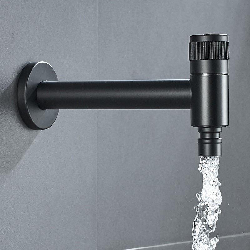 Wall-Mount Outdoor Faucet with Brass Valve Core – Cold Water Spigot for Garden, Patio & Yard | Lonoma