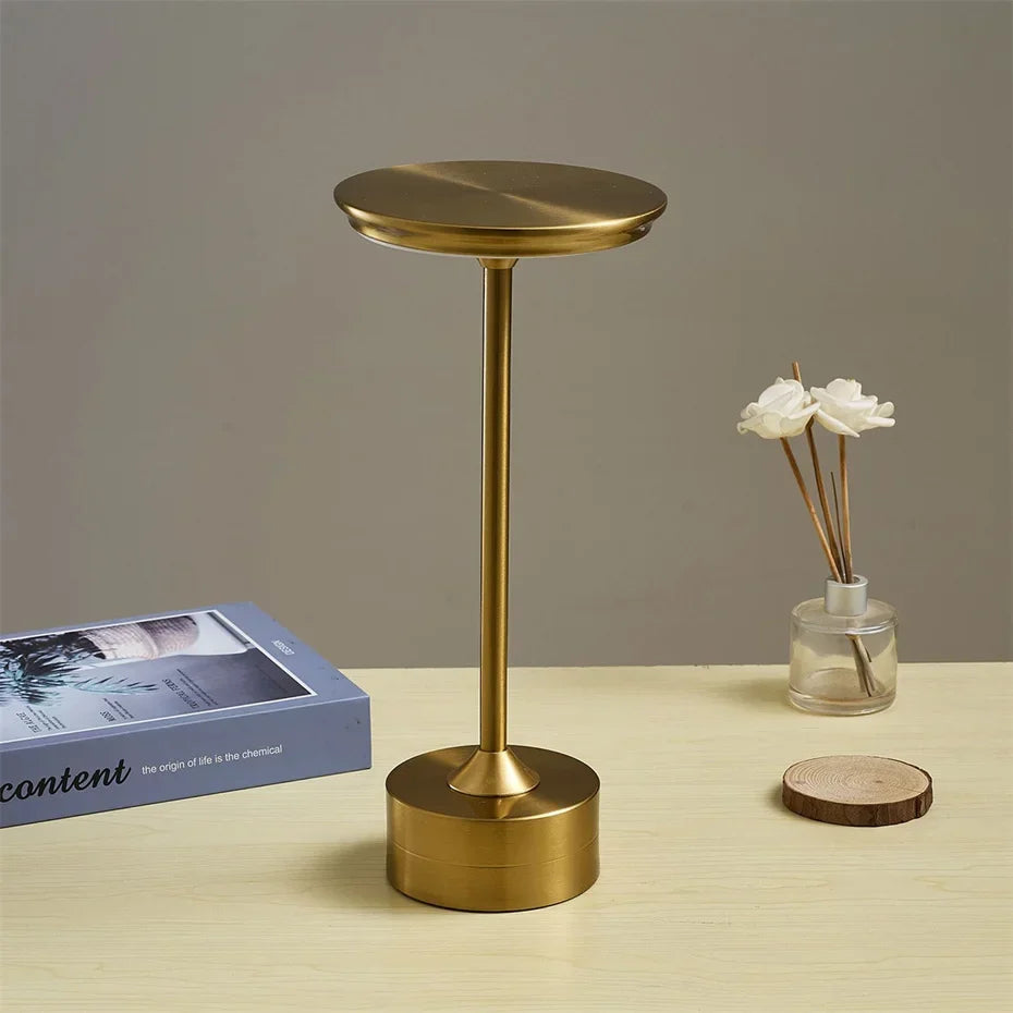 Cordless Rechargeable Table Lamp with Touch Control, 3 Light Modes, Portable LED Nightstand, Desk & Reading Lamp for Bedroom | Lonoma