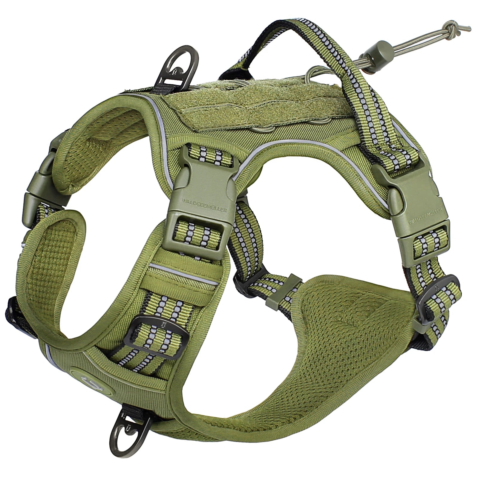 Dog Harness Tactical Military No Pull Heavy Duty MOLLE Vest Handle Reflective Adjustable Medium Large Working K9 | Koossa