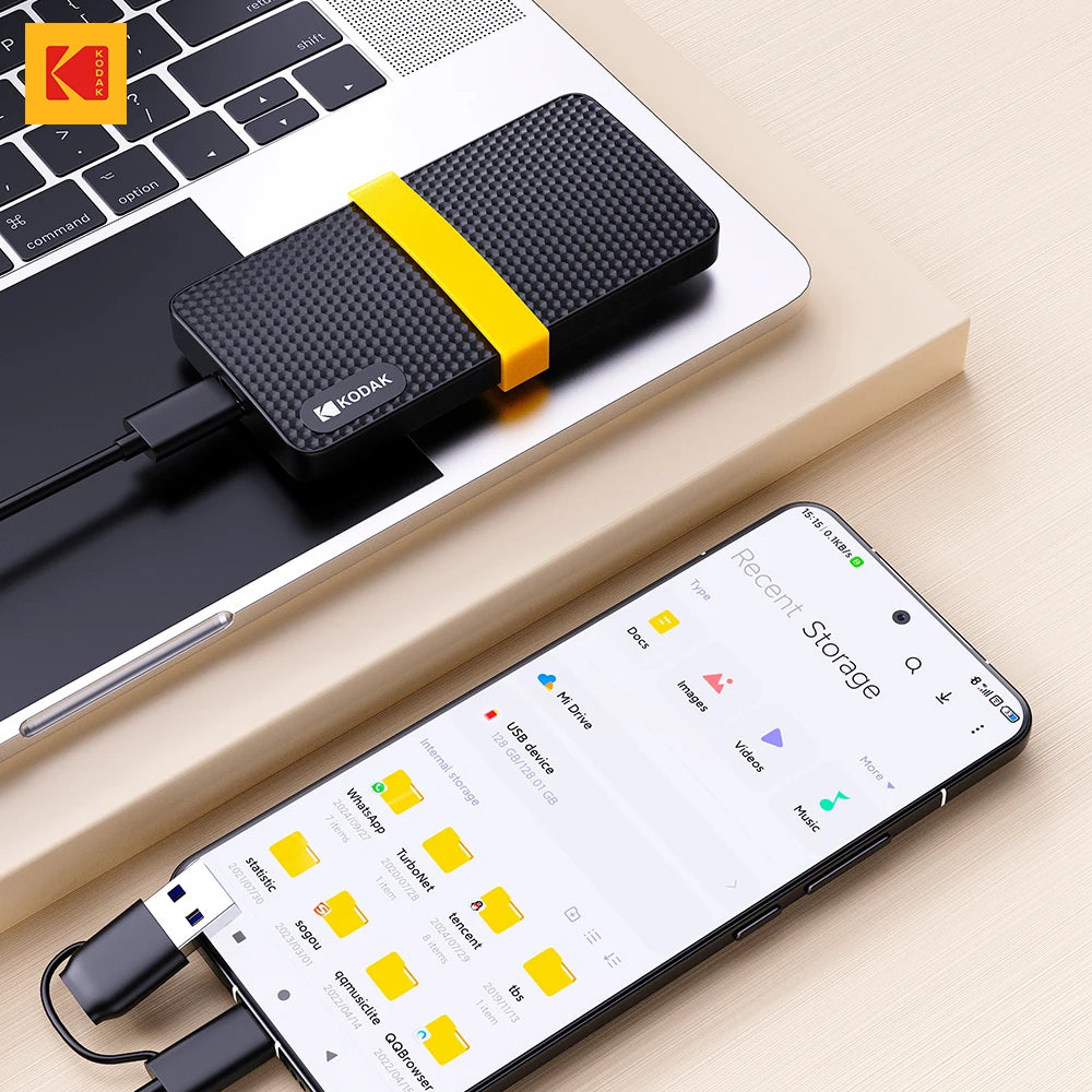 Portable External SSD Drive 1TB USB 3.1 Type-C Solid State Storage for Laptop Computer PC Smartphone PS4 256GB 512GB | Lonoma