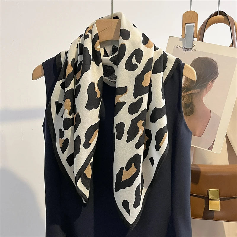Cotton Square Scarf for Women Lightweight Printed Neckerchief Hair Wrap 27 Inches Bandana Versatile Headscarf Fashion Accessory | Lonoma