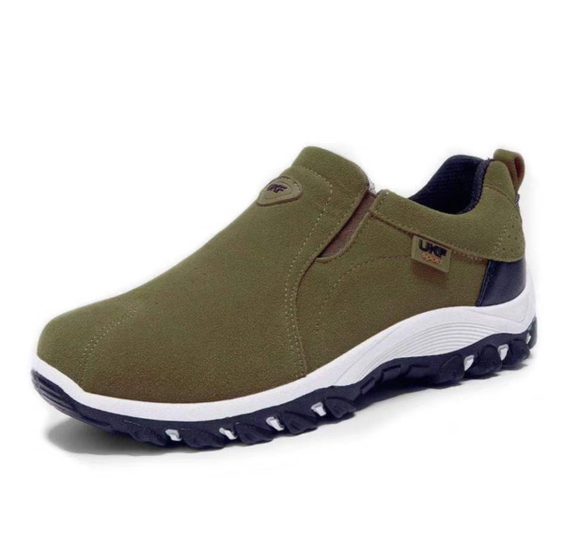 Men's Outdoor Walking Shoes — Robust Slip-On Hiking Shoes for All-Terrain Adventures & City Travel | Koossa