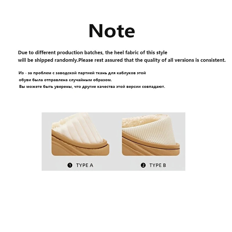 Plush House Slippers for Women & Men - Waterproof EVA Sole Indoor Slides with Thick Anti-Slip Bottom & Fuzzy Lining for Winter Warmth | Lonoma