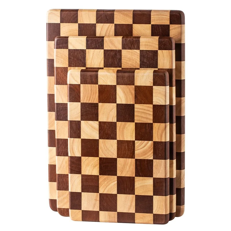 Acacia Wood Cutting Board with Non-Slip Grip for Kitchen Prep and Serving | Premium Natural Hardwood Chopping Block | Lonoma