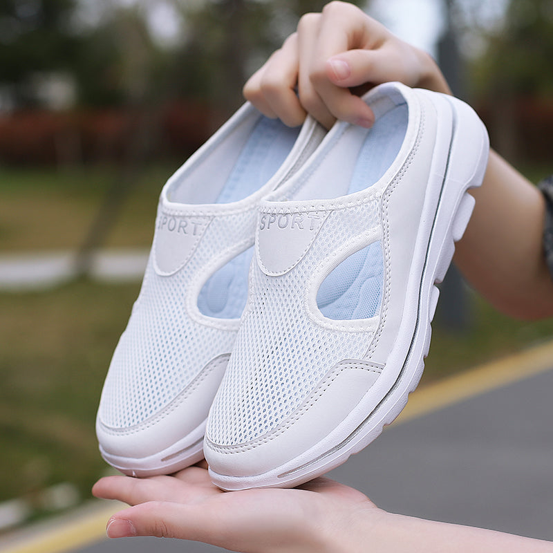 Men's Breathable Slip-On Mules with Side Cut-Outs — Lightweight Summer Shoes for Casual Everyday Wear | Koossa