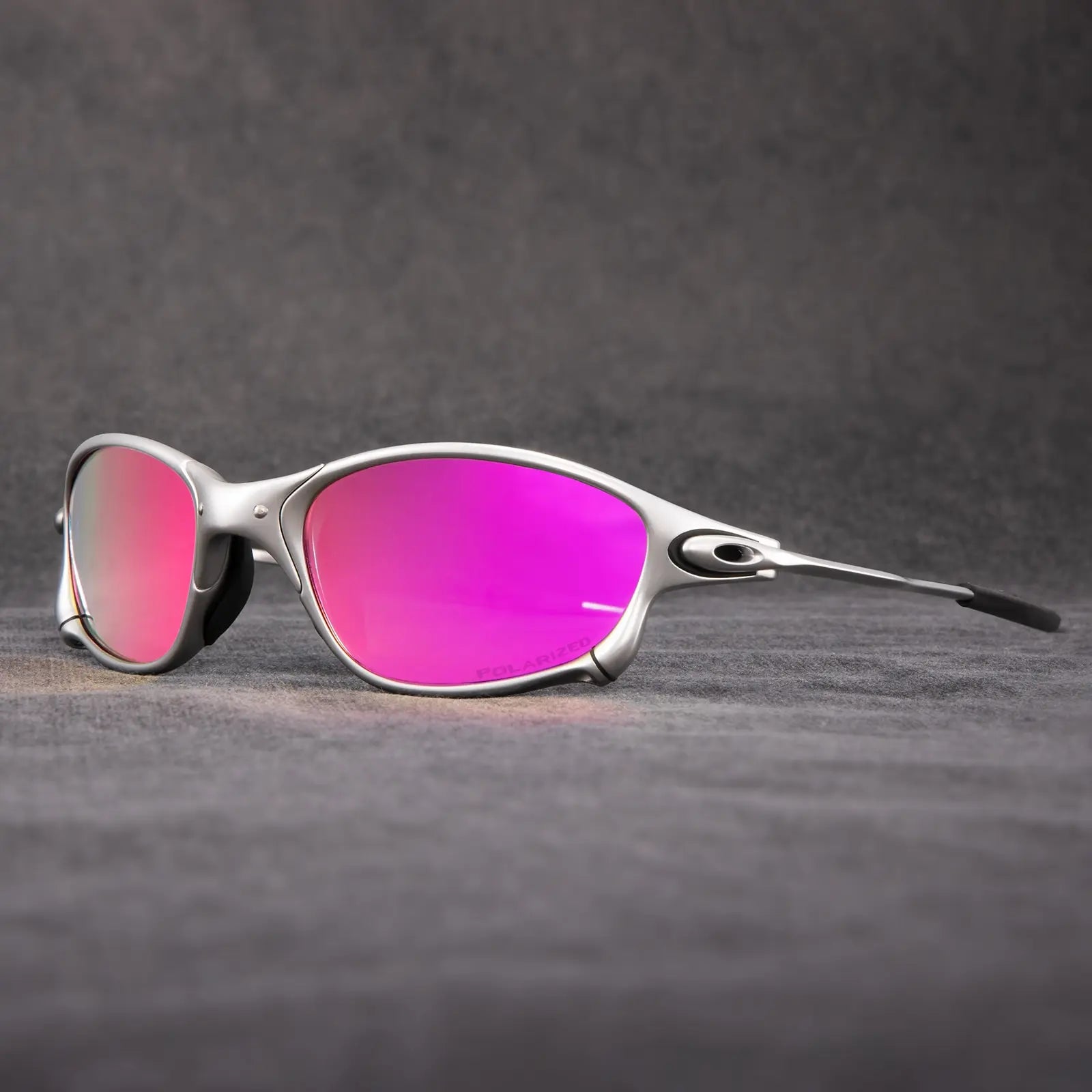Polarised Red Mirror Sunglasses — Sporty Metallic Frame for Driving, Cycling & Outdoor Activities | Koossa