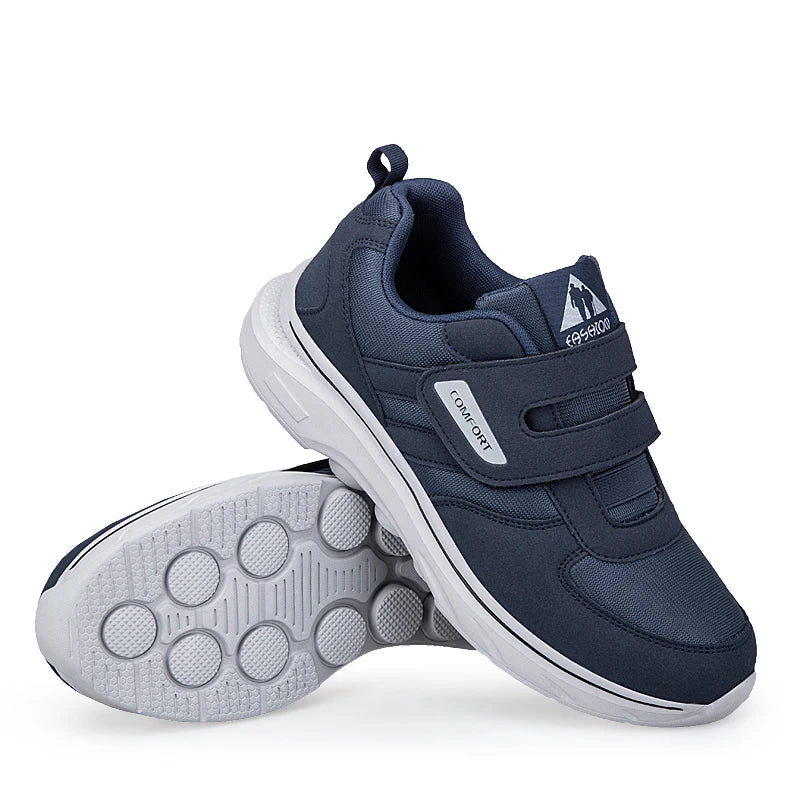 Adjustable Walking Shoes for Men with Swollen Feet Wide Width Orthopedic Comfort Sneakers Elderly Diabetic Footwear for Edema Pain Relief | Lonoma