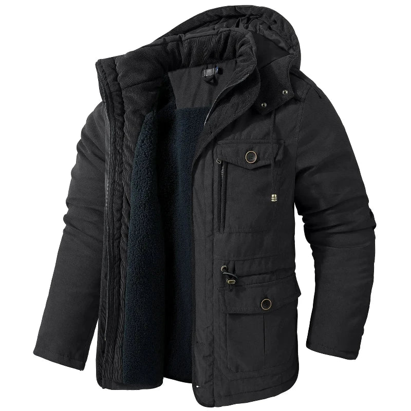 Women's Warm Waterproof Winter Coat — Weatherproof Hooded Parka Jacket for Cold & Wet Days | Koossa