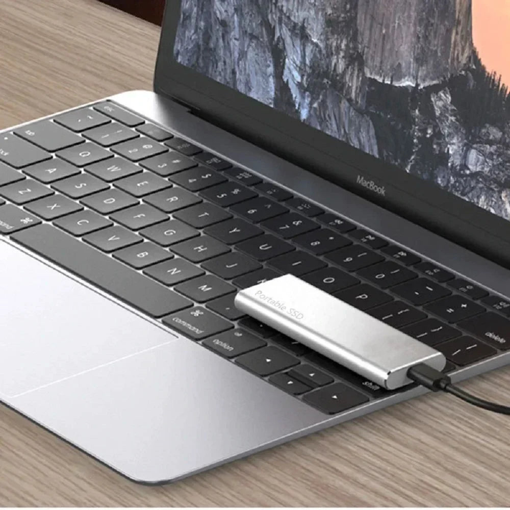 Disque SSD externe 4 To USB-C haute vitesse compact aluminium stockage numérique portable professionnel | Koossa