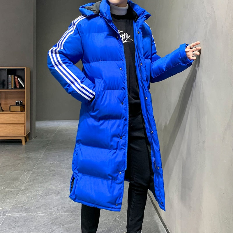 Women's Hooded Long Winter Puffer Coat — Warm Quilted Jacket for Cold Weather & Winter Days | Koossa