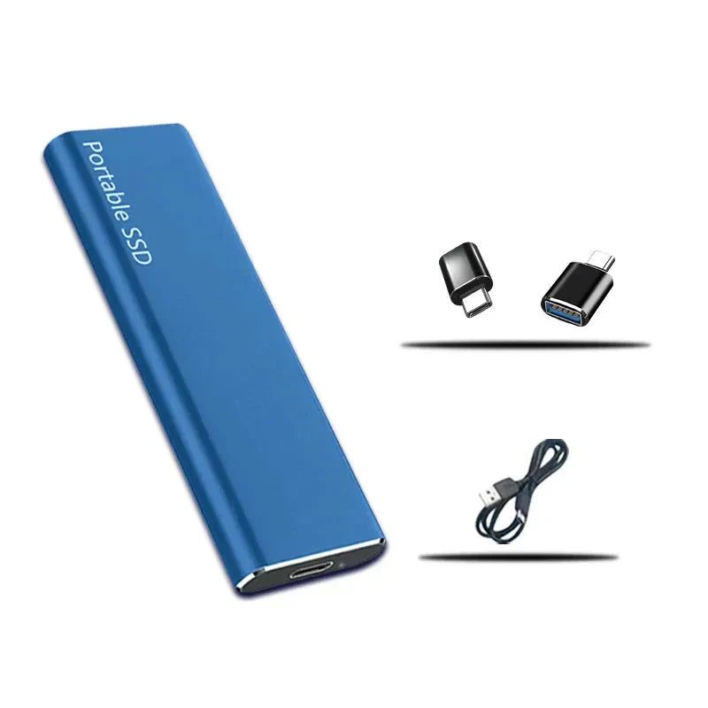 Disque SSD externe 4 To USB-C haute vitesse compact aluminium stockage numérique portable professionnel | Koossa