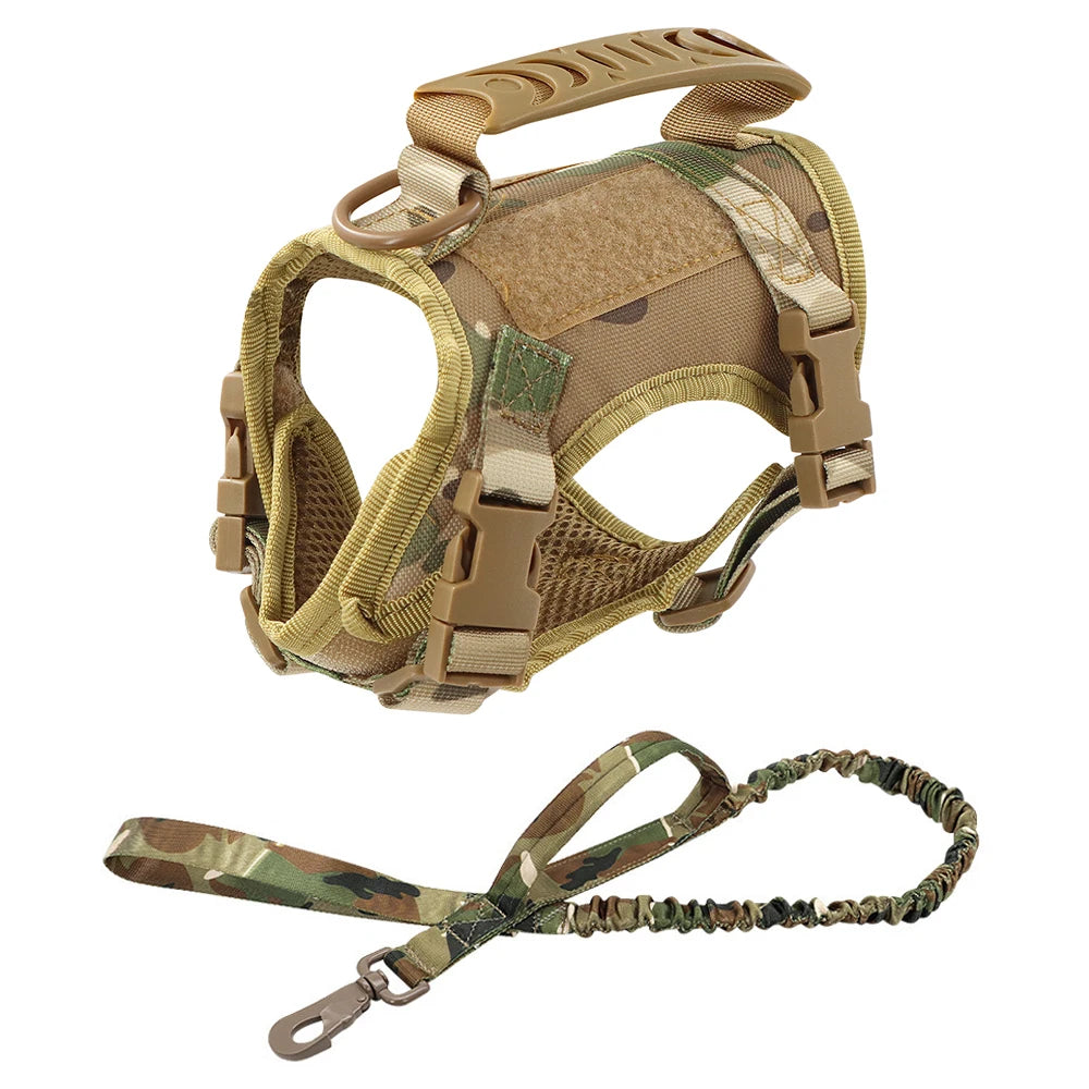 Cat Harness Tactical No-Pull Adjustable Escape-Proof Handle Mesh Vest Walking Large Small Dog | Koossa