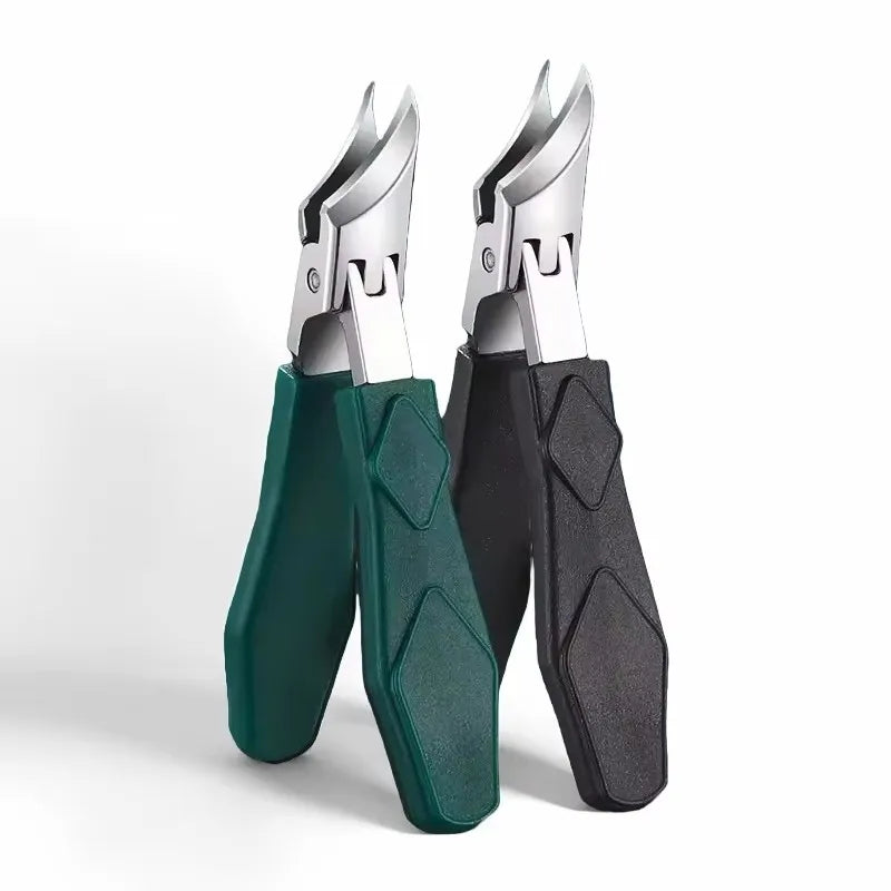 Heavy-Duty Toenail Clipper for Thick & Ingrown Nails – Angled Jaw Stainless Steel Trimmer with Ergonomic Grip for Precision Podiatry Care | Lonoma