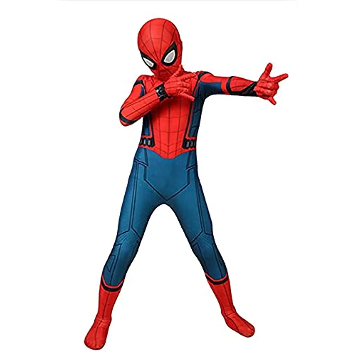 Children's Spider-Man Superhero Costume — Red & Blue Fancy Dress for Costume Parties & Halloween | Koossa
