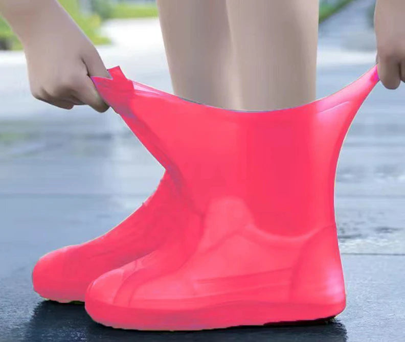 Waterproof Silicone Shoe Covers for Rain Snow Mud Reusable Non-Slip Boot Protectors for Walking Commuting | Lonoma