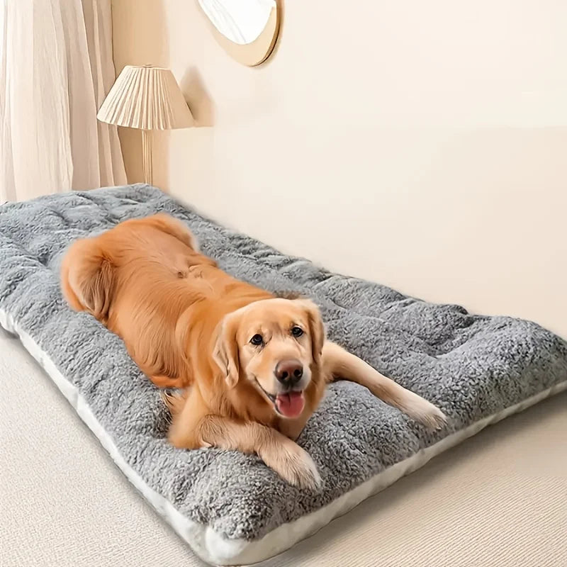 Dog Bed Mat Extra Large Padded Washable Crate Cushion Soft Pet Floor Blanket Travel 120cm | Koossa