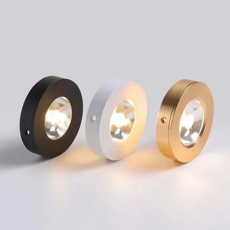 Plafonnier LED Extra-Plat Anti-Éblouissement Aluminium Blanc Noir Doré Blanc Chaud Neutre Froid 7 à 20 W | Koossa