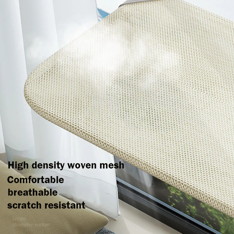 Cat Window Hammock Suction Cup Wall Mounted Breathable Mesh 45x30x21cm Foldable Removable Washable 10kg Capacity Perch Bed Space Saving | Koossa