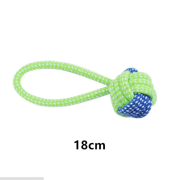 Cotton Rope Dog Toys for Chewing and Tug Play – Interactive Ball and Rope Set for Dental Health – Small to Large Dogs | Lonoma