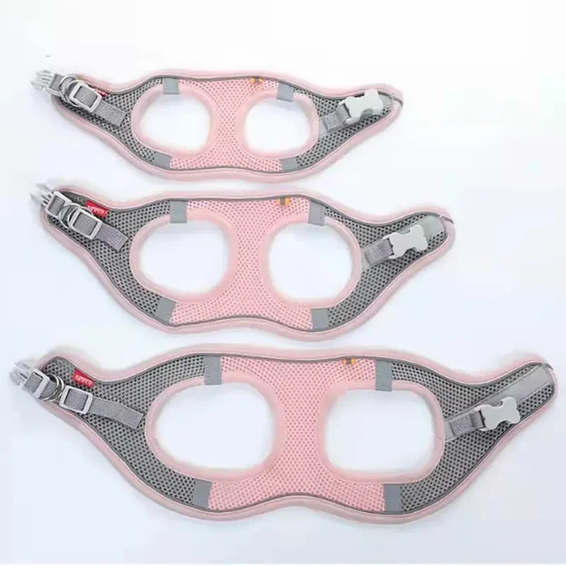 Cat Harness and Lead Set Reflective Breathable Mesh Vest Escape Proof Adjustable Small Medium Dogs Walking | Koossa