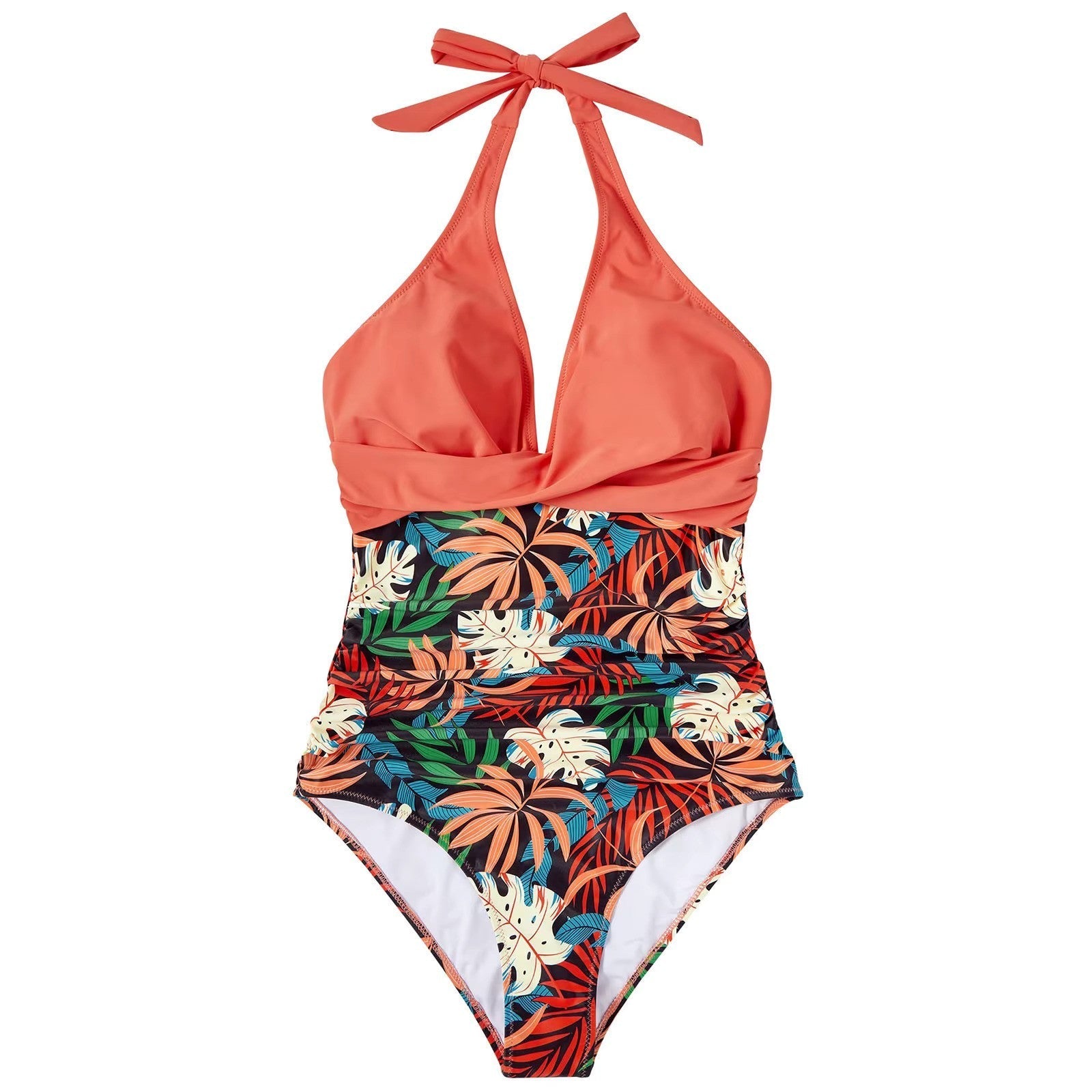 Women's High-Waisted Push-Up Bikini Set — Two-Piece Swimwear with Supportive Top & Flattering High-Rise Bottoms | Koossa