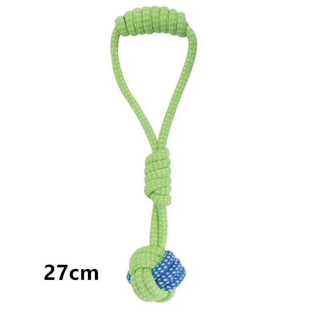 Cotton Rope Dog Toys for Chewing and Tug Play – Interactive Ball and Rope Set for Dental Health – Small to Large Dogs | Lonoma