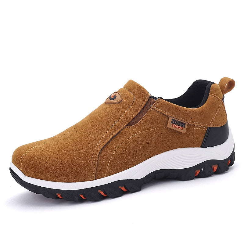 Men's Outdoor Walking Shoes — Robust Slip-On Hiking Shoes for All-Terrain Adventures & City Travel | Koossa